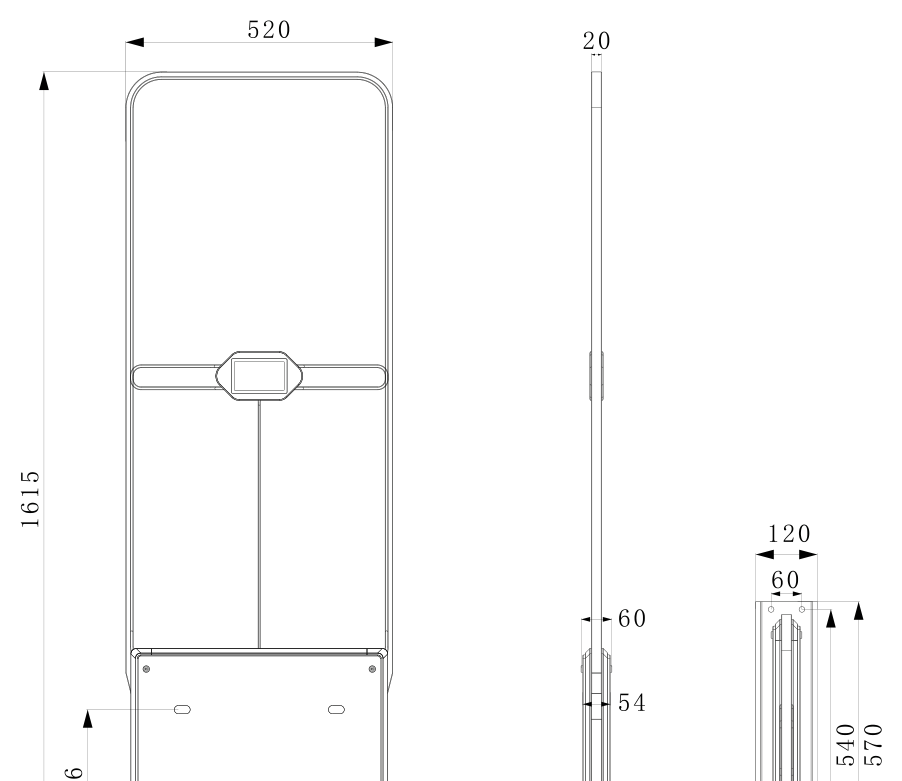 RU6906 mechanical dimensions