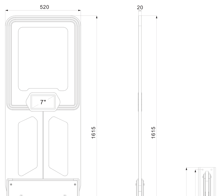 RU6910 mechanical dimensions