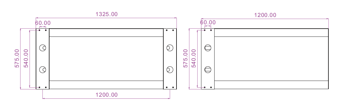 STANDARD-BASE-120 mechanical dimensions
