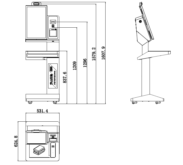 RSK100 mechanical dimensions