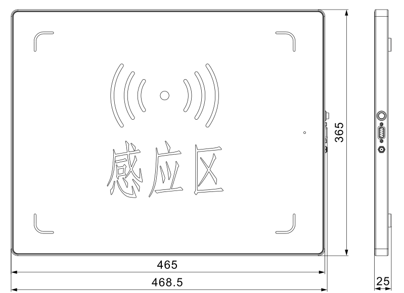 RU6105 mechanical dimensions