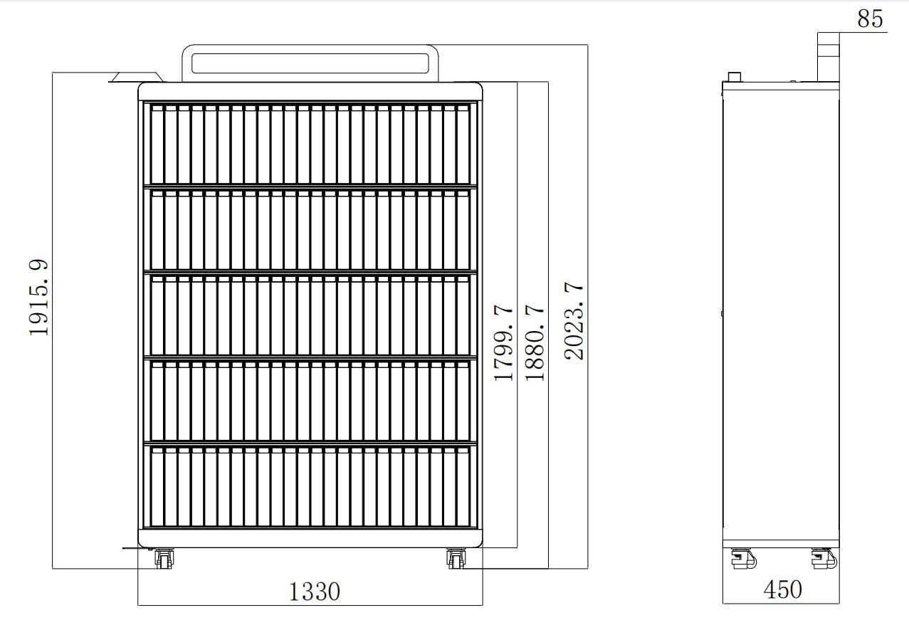 RWT220 mechanical dimensions